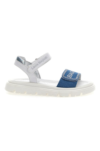Weiße Sandalen Laura Biagiotti 7945
