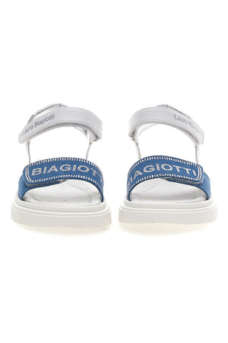 Weiße Sandalen Laura Biagiotti 7945