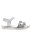 Sandali L. Biagiotti 6360 Bianchi con glitter