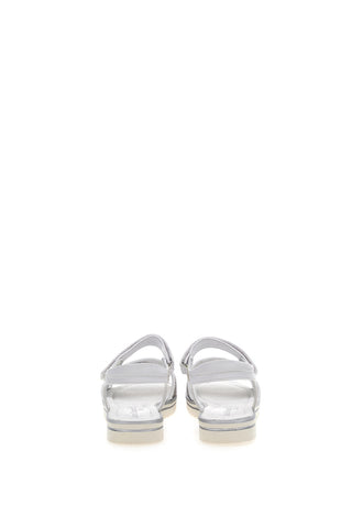Sandali L. Biagiotti 6360 Bianchi con glitter