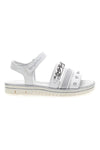 Weiße Byblos 253 Sandalen mit Kette