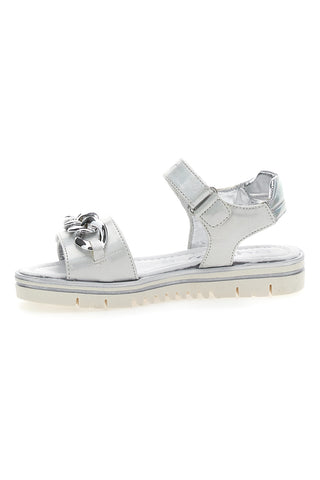 Byblos 250 Weiße Sandalen mit Maxikette