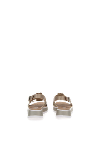 Platin-Plateausandalen Danke 3355