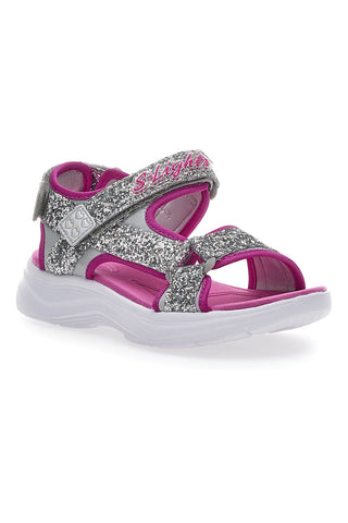Skechers Glimmer Kicks Glittery Glam Light Sandalen Rosa