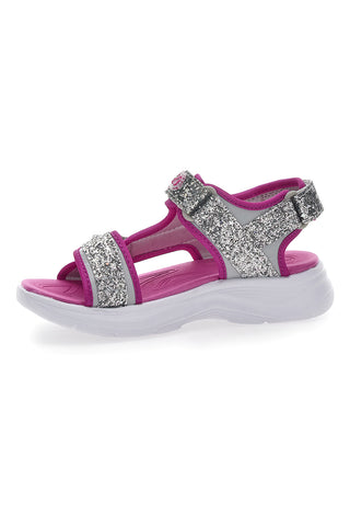 Skechers Glimmer Kicks Glittery Glam Light Sandalen Rosa