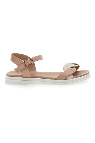 Flache Sandalen von Sweet Years 0242 Nude