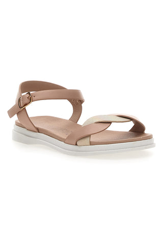 Flache Sandalen von Sweet Years 0242 Nude