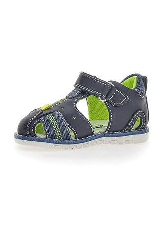 Halboffene First Steps Sandalen Averis 15010 Blau