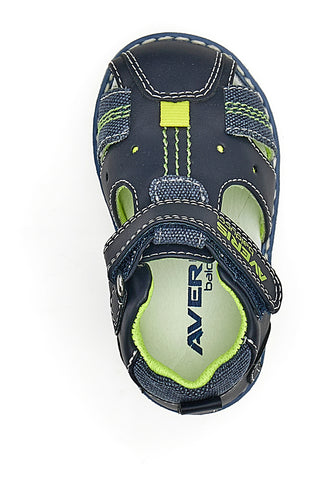 Halboffene First Steps Sandalen Averis 15010 Blau