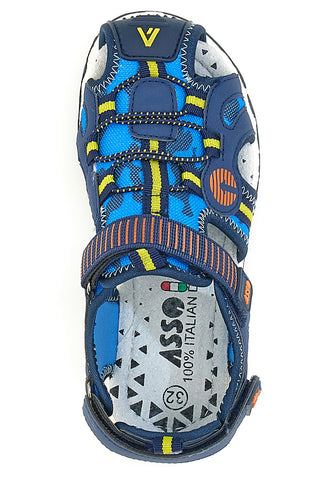 Sandali Semiaperti Asso 15003 Blu