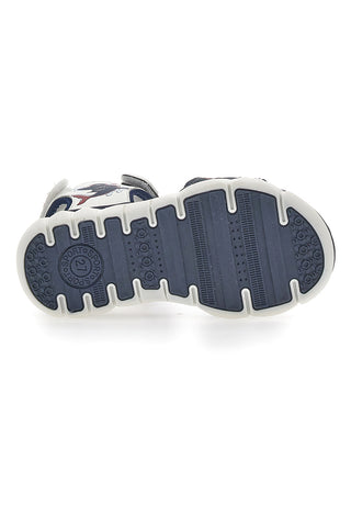 Superga 63944 weiße und blaue Sandalen