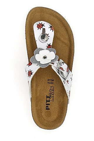 Ciabatta Infradito Pitt Kids 45261 Bianca