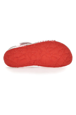 Pitt Kinder Sandalen 45289CO Rot/Weiß