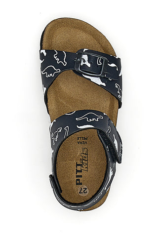 Sandali Pitt Kids 47327 Blu Dinosauri