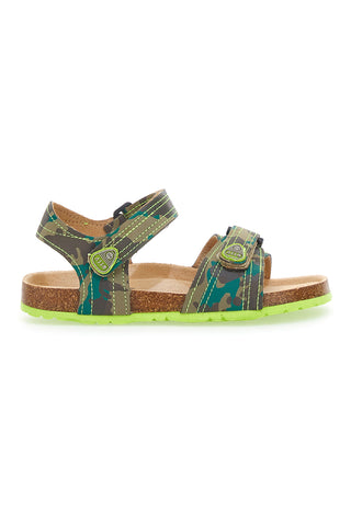 Asso 7711 Grüne Tarnsandalen