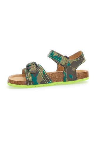 Asso 7711 Grüne Tarnsandalen