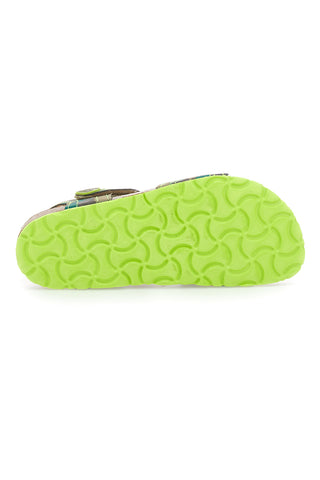 Asso 7711 Grüne Tarnsandalen