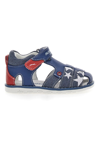 Halboffene Sandalen Averis 3483 Blau