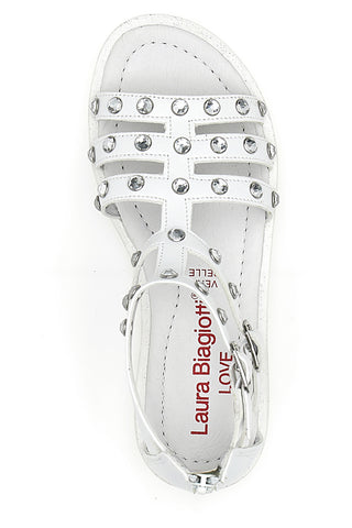 Laura Biagiotti Nietensandalen 14868 Weiß