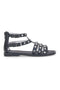 Flache Laura Biagiotti Sandalen 14868 Schwarz