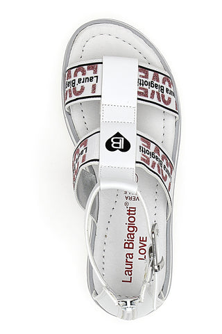 Laura Biagiotti 8522 Weiße Sandalen