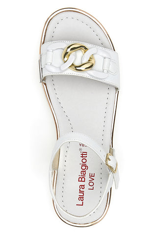 Sandali Laura Biagiotti 8406 Bianchi