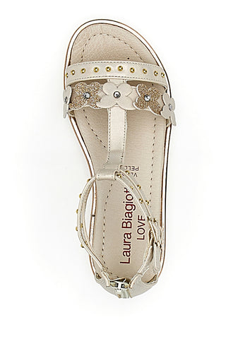 Laura Biagiotti 14883 Goldene Sandalen