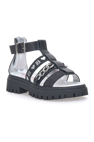 Laura Biagiotti Plateausandalen 8445 Schwarz