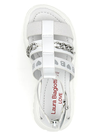 Laura Biagiotti Sandalen 8445 Weiß
