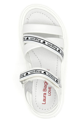 Laura Biagiotti 7940 Weiße Sandalen
