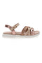 Goldene Sandale mit SWEET YEARS 8360-Riemen