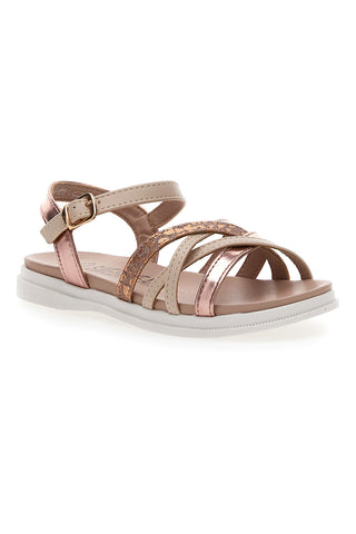 Sandalo dorato con cinturino SWEET YEARS 8360