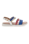 Mehrfarbige Sandalen mit Sweet Years-Nieten 8363