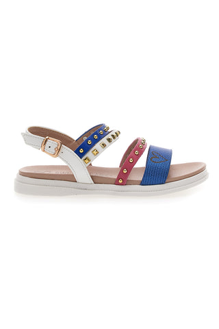 Mehrfarbige Sandalen mit Sweet Years-Nieten 8363