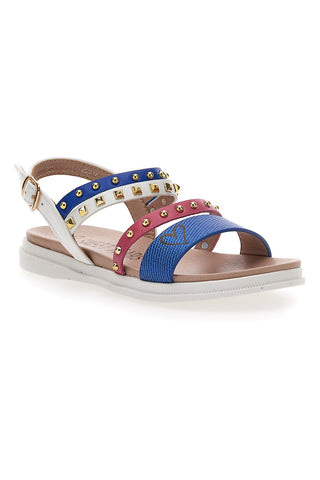 Mehrfarbige Sandalen mit Sweet Years-Nieten 8363