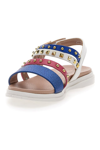 Mehrfarbige Sandalen mit Sweet Years-Nieten 8363