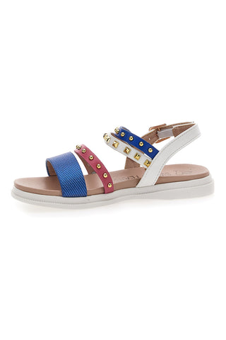 Mehrfarbige Sandalen mit Sweet Years-Nieten 8363
