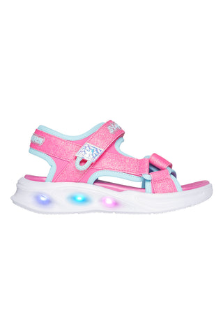 Sandalen mit rosa Lichtern Skechers Sola Glow Sandale