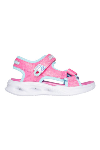 Sandalen mit rosa Lichtern Skechers Sola Glow Sandale