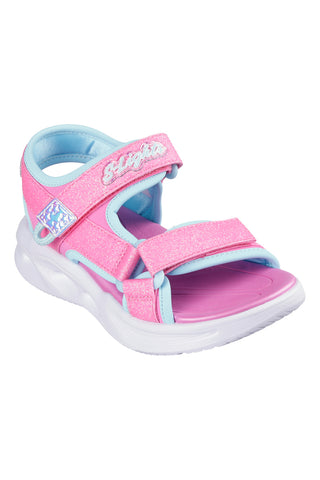 Sandalen mit rosa Lichtern Skechers Sola Glow Sandale