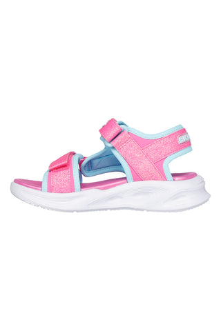 Sandalen mit rosa Lichtern Skechers Sola Glow Sandale