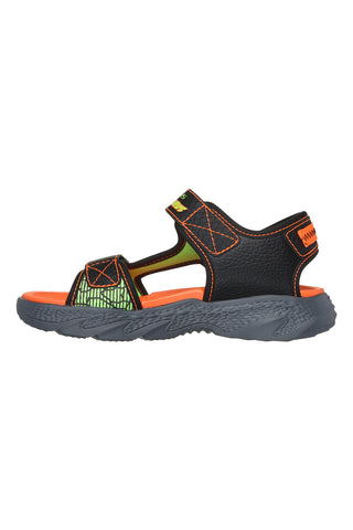 Skechers Creature-Splash Orangefarbene Sandalen für Kinder