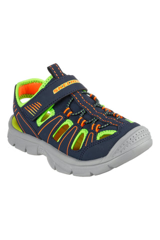 Sandali Blu da Bimbi Skechers Relis-Valder