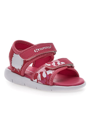 Sandali Fucsia da Bimba con Velcro Superga 63820