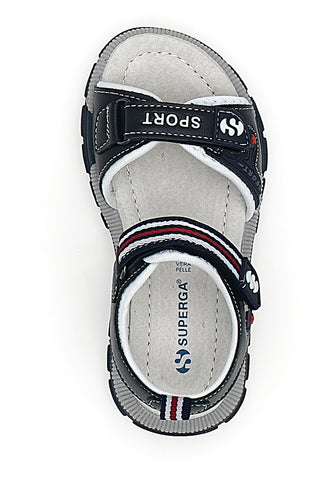 Sandali blu da Bimbo Casual Superga 63278