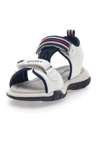 Sandali Bianchi Con Strappi in Velcro Superga 63278