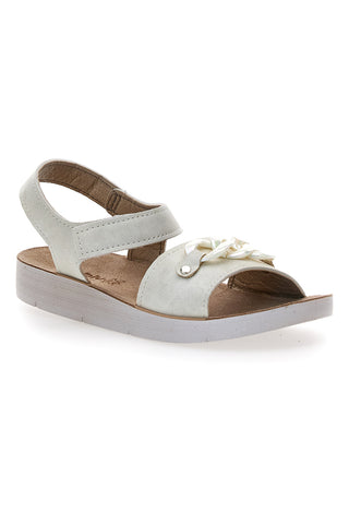 Weiße Sandalen mit Klettverschluss Tear Inblu 26 Cj