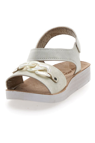 Weiße Sandalen mit Klettverschluss Tear Inblu 26 Cj