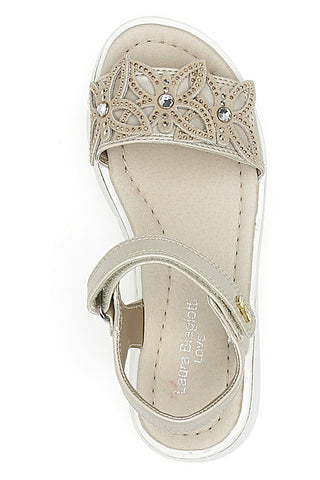 Sandali Oro con Strass Laura Biagiotti 16253