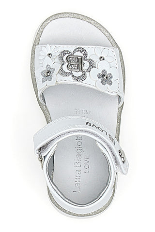 Sandali Bianchi e Argento Laura Biagiotti 9094